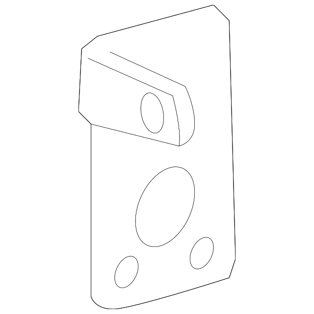10285959 TRACK COVER REAR BRACKET, RIGHT