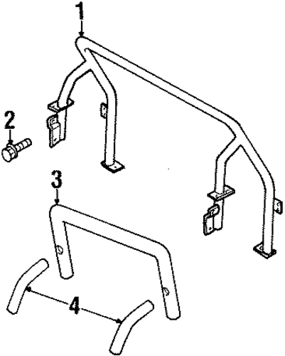 Amigo ROLL BAR