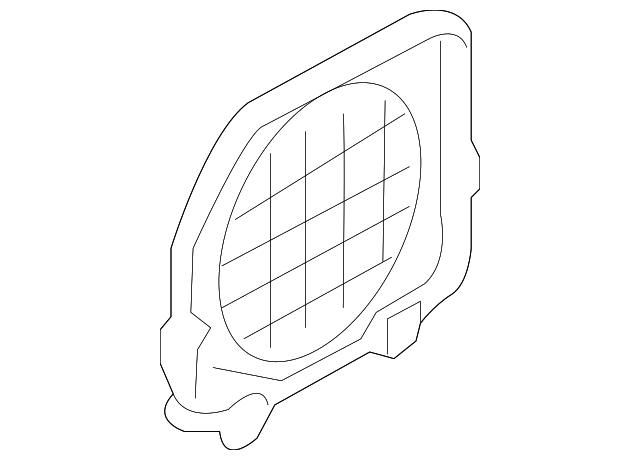 85737-4D205CS SPEAKER GRILLE