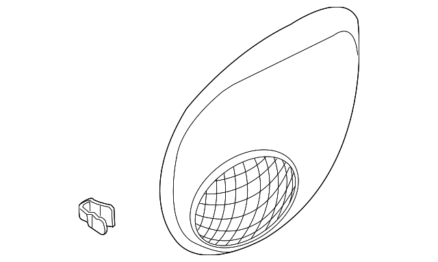MN162060HA Деталь SPEAKER COVER, RIGHT