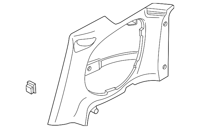 MN162057HA Деталь TRIM PANEL, LEFT