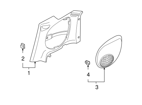 Eclipse INTERIOR TRIM - QUARTER PANELS