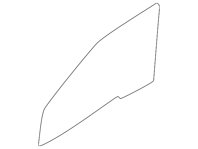 82411-26000 Деталь DOOR GLASS, LEFT