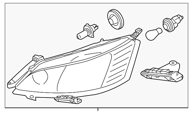 19316421 Деталь HEADLAMP ASSY, RIGHT