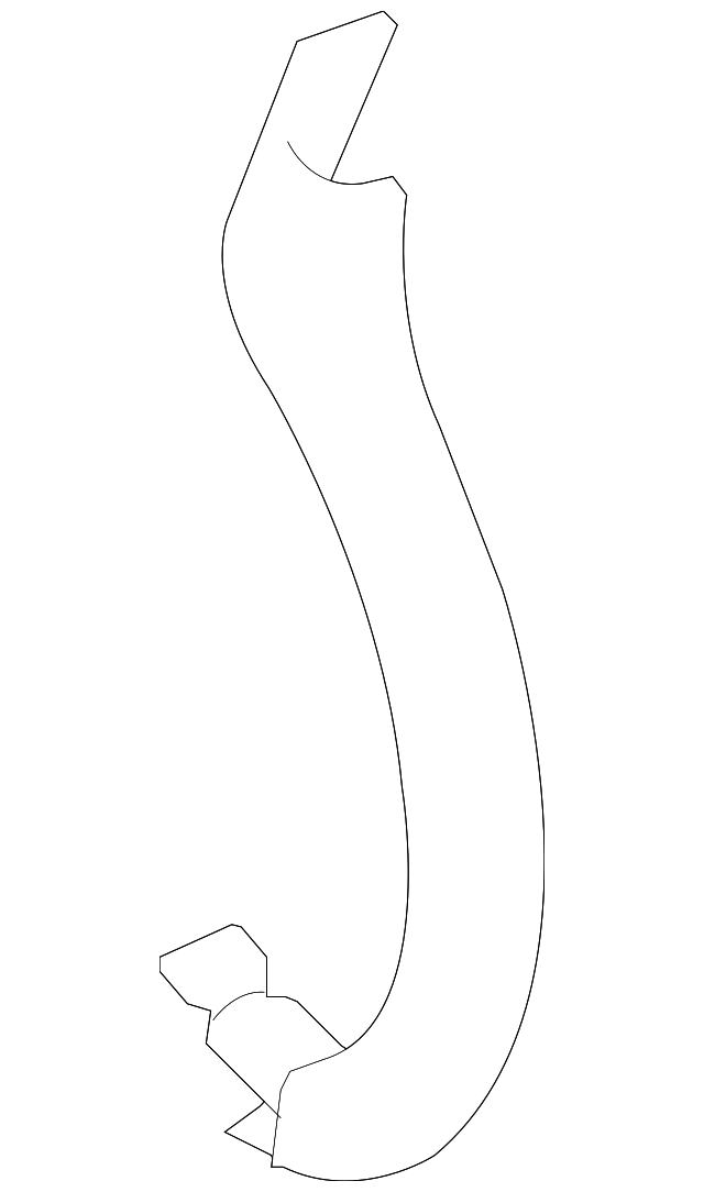 15860537 Деталь HINGE COVER, RIGHT