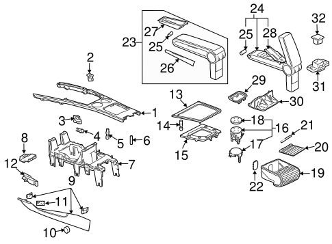 Phaeton CENTER CONSOLE 2