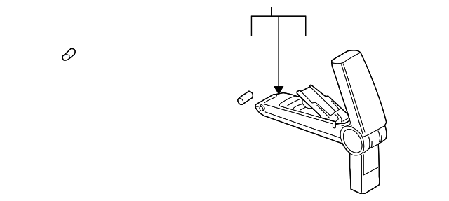 3D0-864-208-5M4 Деталь ARMREST ASSY