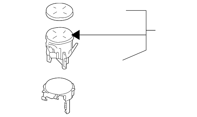 3D0-858-602-G Деталь CUP HOLDER, RIGHT