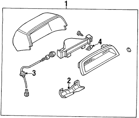 Escort HIGH MOUNTED STOP LAMP
