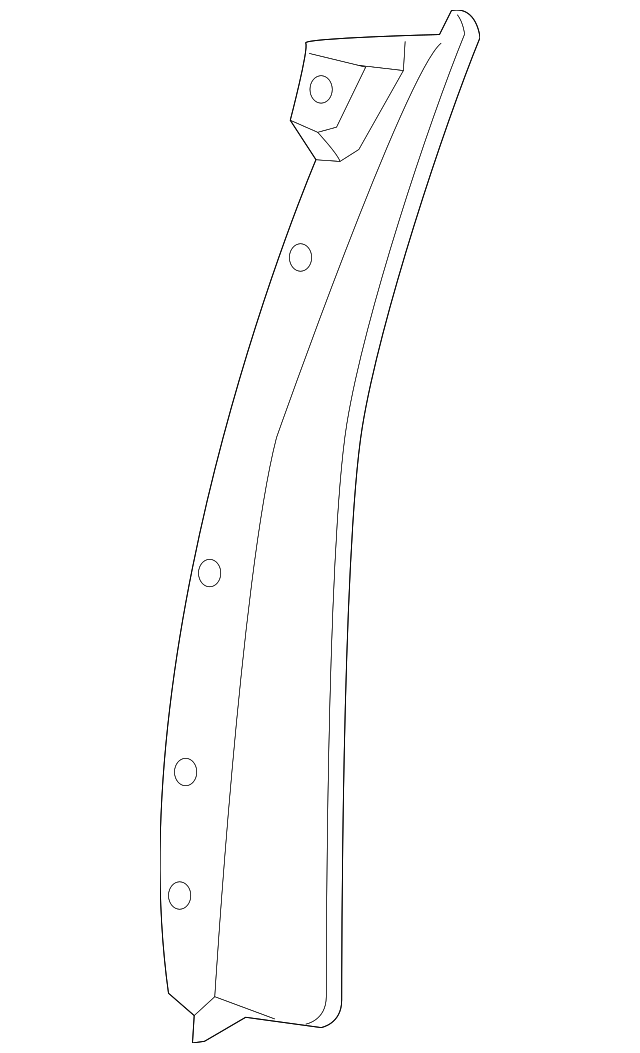 23335677 Деталь AIR DEFLECTOR, LEFT