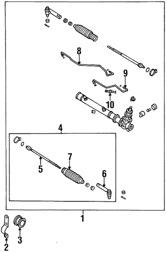 200SX STEERING GEAR & LINKAGE 2