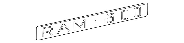 5030379AA Деталь NAMEPLATE, LEFT