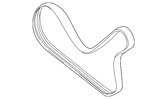 MD365196 Деталь ALTERNATOR BELT