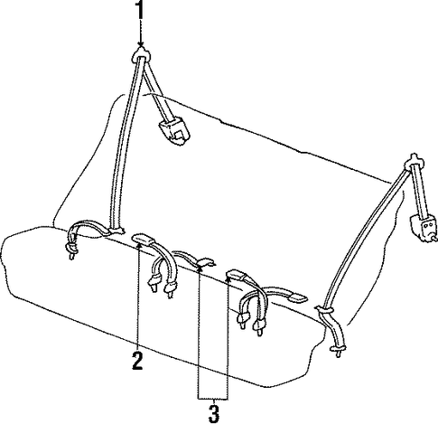 Sonata REAR SEAT BELTS