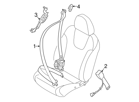 Impreza FRONT SEAT BELTS