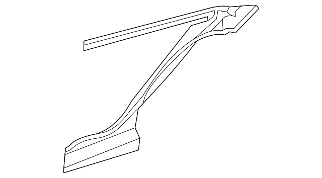 5003771AH Деталь LOCK PILLAR, LEFT
