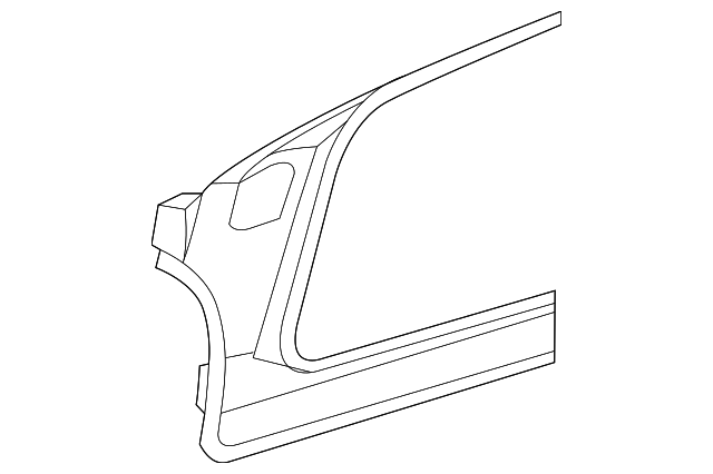 5016893AB Деталь HINGE PILLAR, LEFT