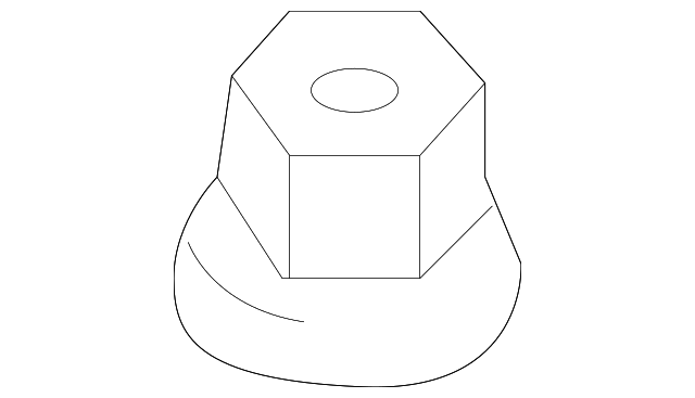3827885Z00 Деталь WIPER ARM NUT, LEFT