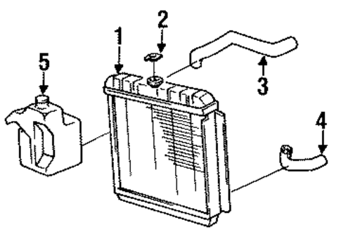 B250 RADIATOR & COMPONENTS