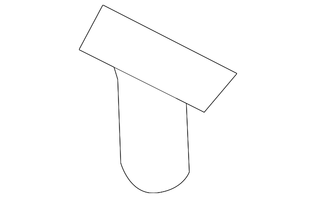 86434-4A000 Деталь REAR SEAL CLIP