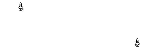 86438-4A100 FRONT SEAL CLIP, RIGHT