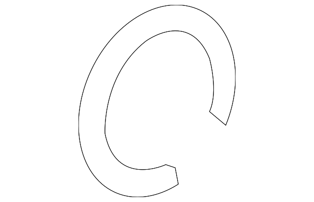 25855293 Деталь OUTER BEARING SNAP RING, RIGHT