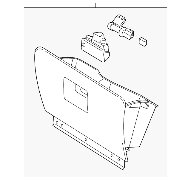2L1Z7806024BAA Деталь GLOVE BOX ASSY