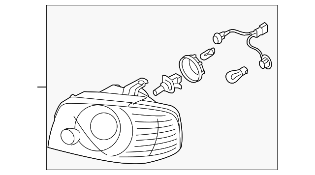 92101-3C551 HEADLAMP ASSY, LEFT