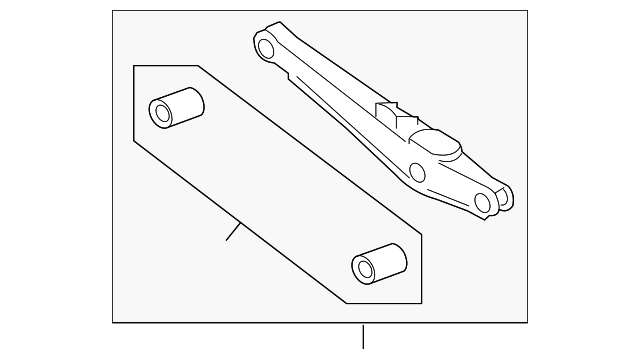 4113A108 Деталь LOWER CNTRL ARM, RIGHT