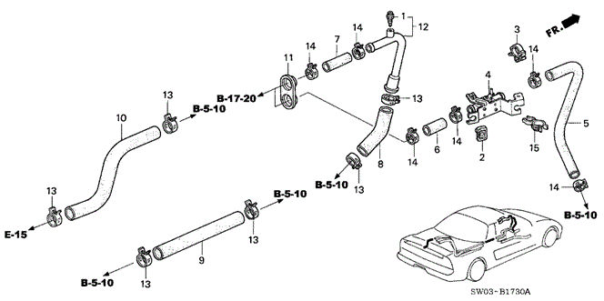 NSX WATER VALVE