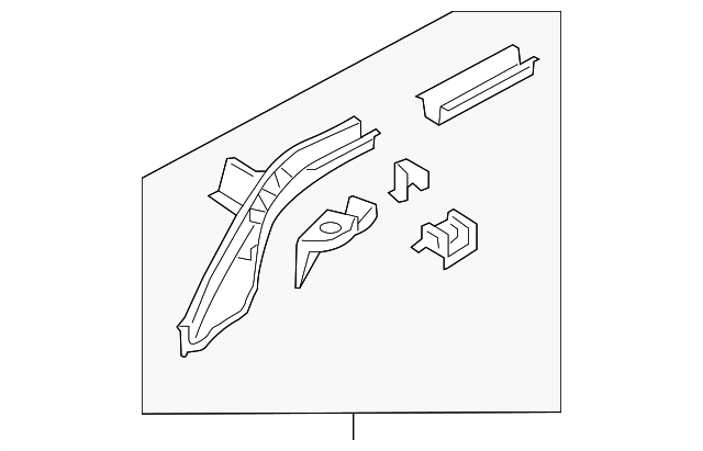 52150AG33A9P Деталь SIDE RAIL ASSY, LEFT