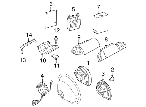 Sprinter 2500 AIR BAG COMPONENTS