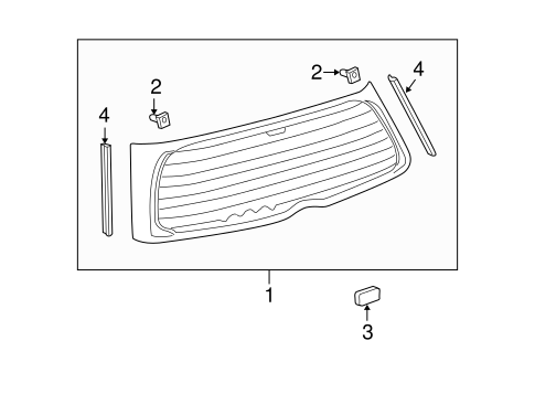 xA GLASS - LIFT GATE