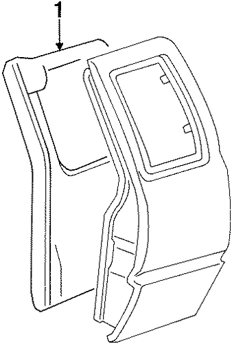 Hombre INTERIOR TRIM - REAR DOOR