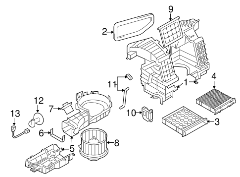 SX4 BLOWER MOTOR & FAN