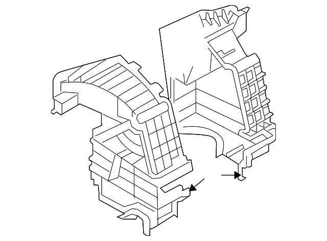 7421080JA1 BLOWER CASE