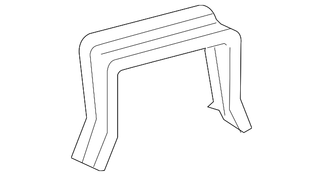 58993-AD020 Деталь REAR CONSOLE MOUNT BRACKET
