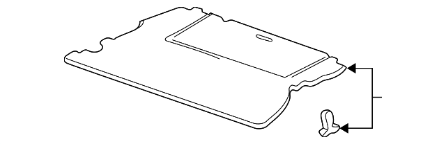 84630-S3Y-A01ZA Деталь FLOOR MAT, TRUNK *NH293L* (SEAGULL GRAY)