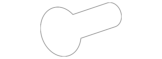 90080-14055 STRIKER SCREW, LEFT