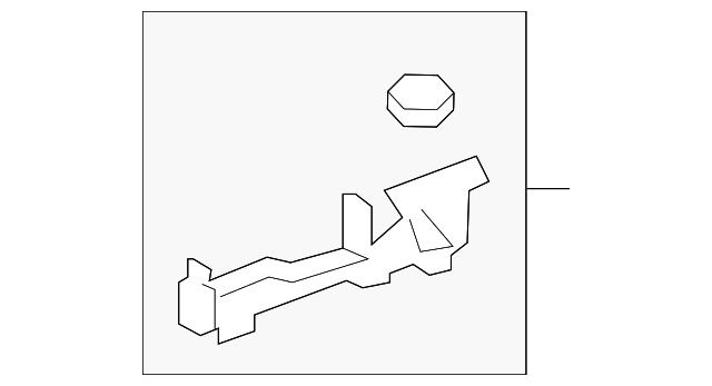 69202-33040 HANDLE BASE, LEFT