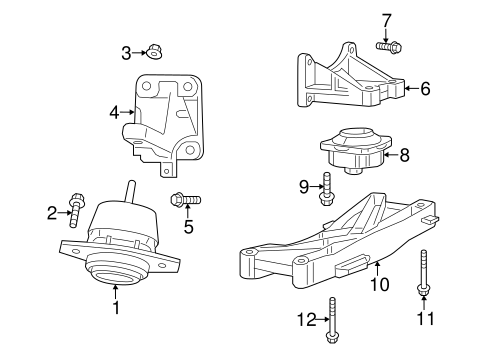 Charger ENGINE & TRANS MOUNTING