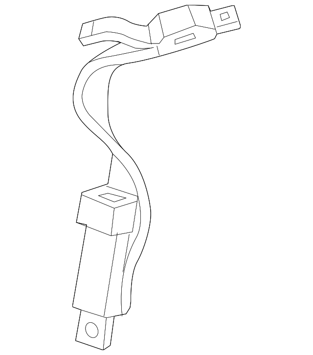 88951006 Деталь CENTER BELT ASSY