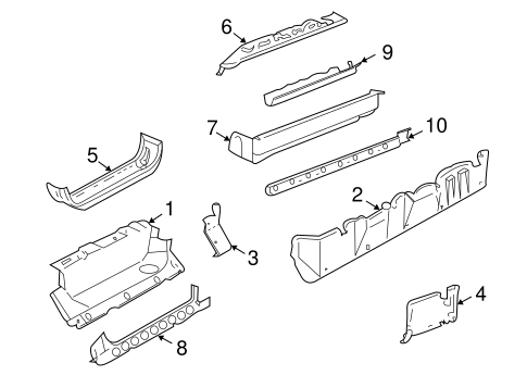 Express 2500 ROCKER PANEL