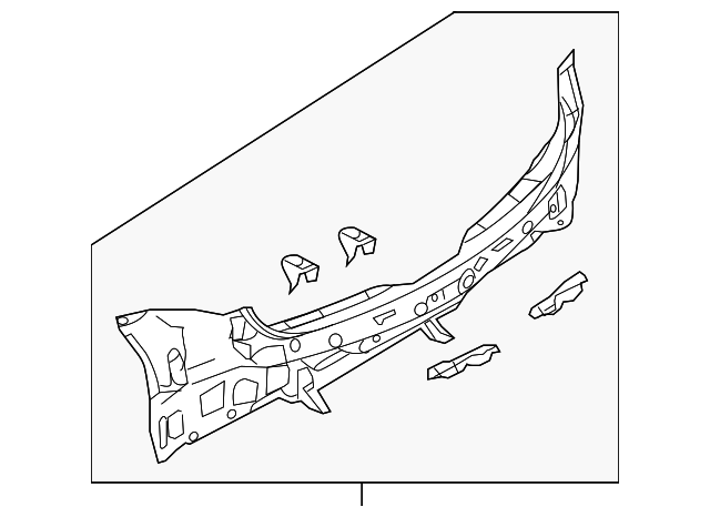 BFY1-70-50XA Деталь REAR BODY PANEL