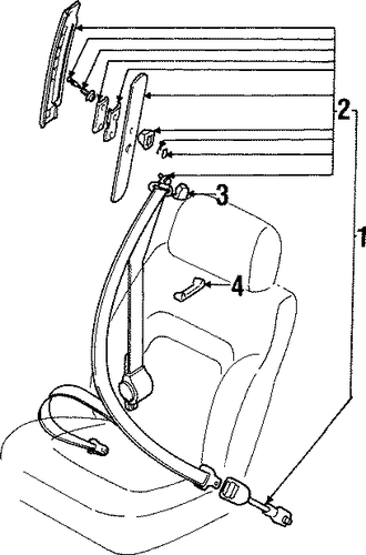 Legacy FRONT SEAT BELTS
