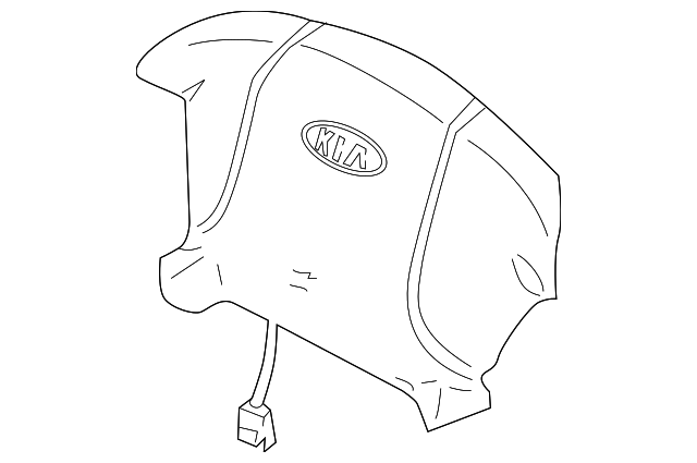0K32A-57K00ABT Деталь DRIVER AIR BAG