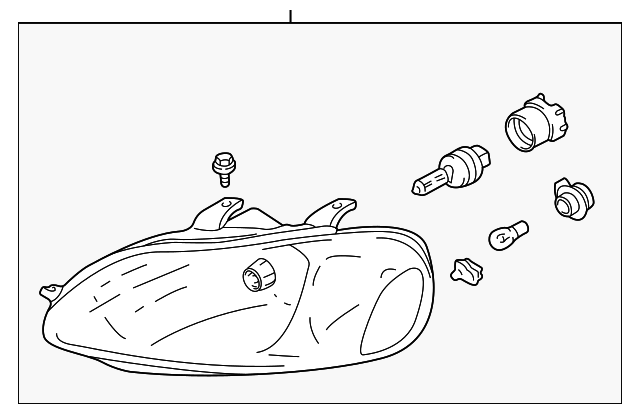 MN133280 HEADLAMP ASSY, RIGHT