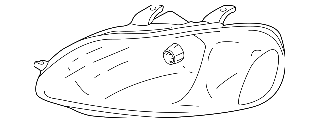 MN142063 LENS & HOUSING, LEFT