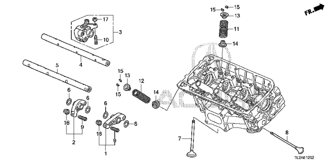 TSX SEDAN VALVE - ROCKER ARM (RR.) (V6)