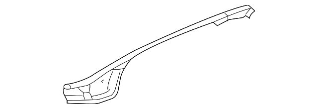 4575386 Деталь WINDSHIELD FRAME, RIGHT